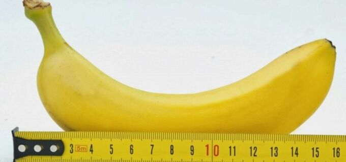 zakila neurtzea banana bat erabiliz handitze kirurgia baino lehen adibide gisa